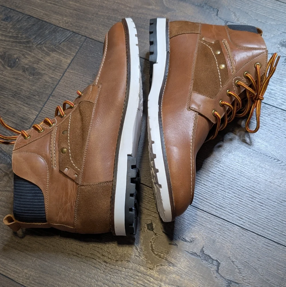 Diba Testosterone Men's Tan Black Chukka Boots‎ Size 46